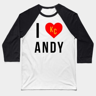 I love Andy Reid Kansas City Chiefs Superbowl Champions Baseball T-Shirt